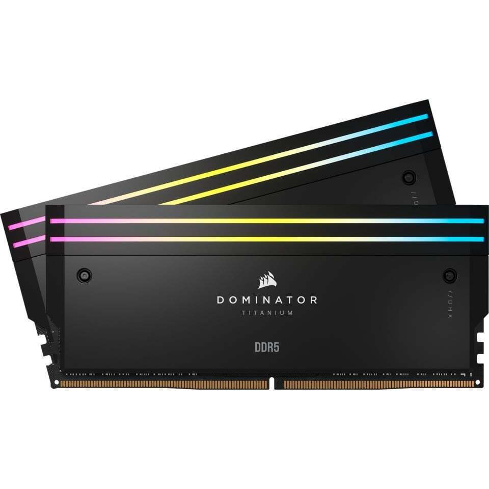 Corsair Dominator Titanium RGB DDR5 96GB RAM με 2x48GB Modules και Ταχύτητα 6400 για Desktop Κωδικός CMP96GX5M2B6400C32