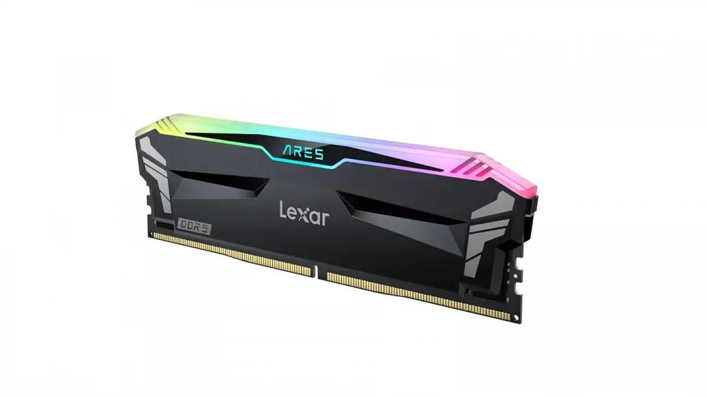 Lexar Ares RGB XMP DDR5 με Module 1x32GB και Ταχύτητα 6400 για Desktop Κωδικός LD5EU016G-R6400GDLA