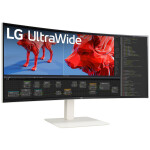 LG Ultrawide Ultrawide IPS Curved Monitor 37.5 QHD 3840x1600 144Hz με Χρόνο Απόκρισης 1ms GTG