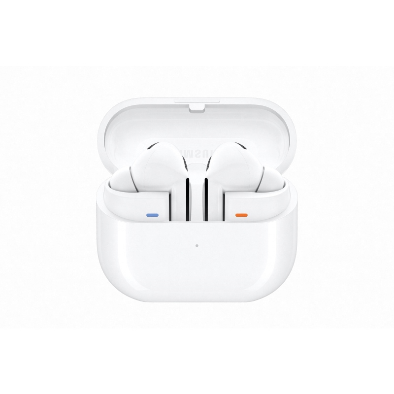 Samsung Galaxy Buds3 Pro Bluetooth Handsfree Ακουστικά με Αντοχή στον Ιδρώτα και Θήκη Φόρτισης Λευκά