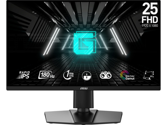 MSI G255PF E2 IPS Monitor 24.5 FHD 1920x1080 180Hz με Χρόνο Απόκρισης 1ms GTG