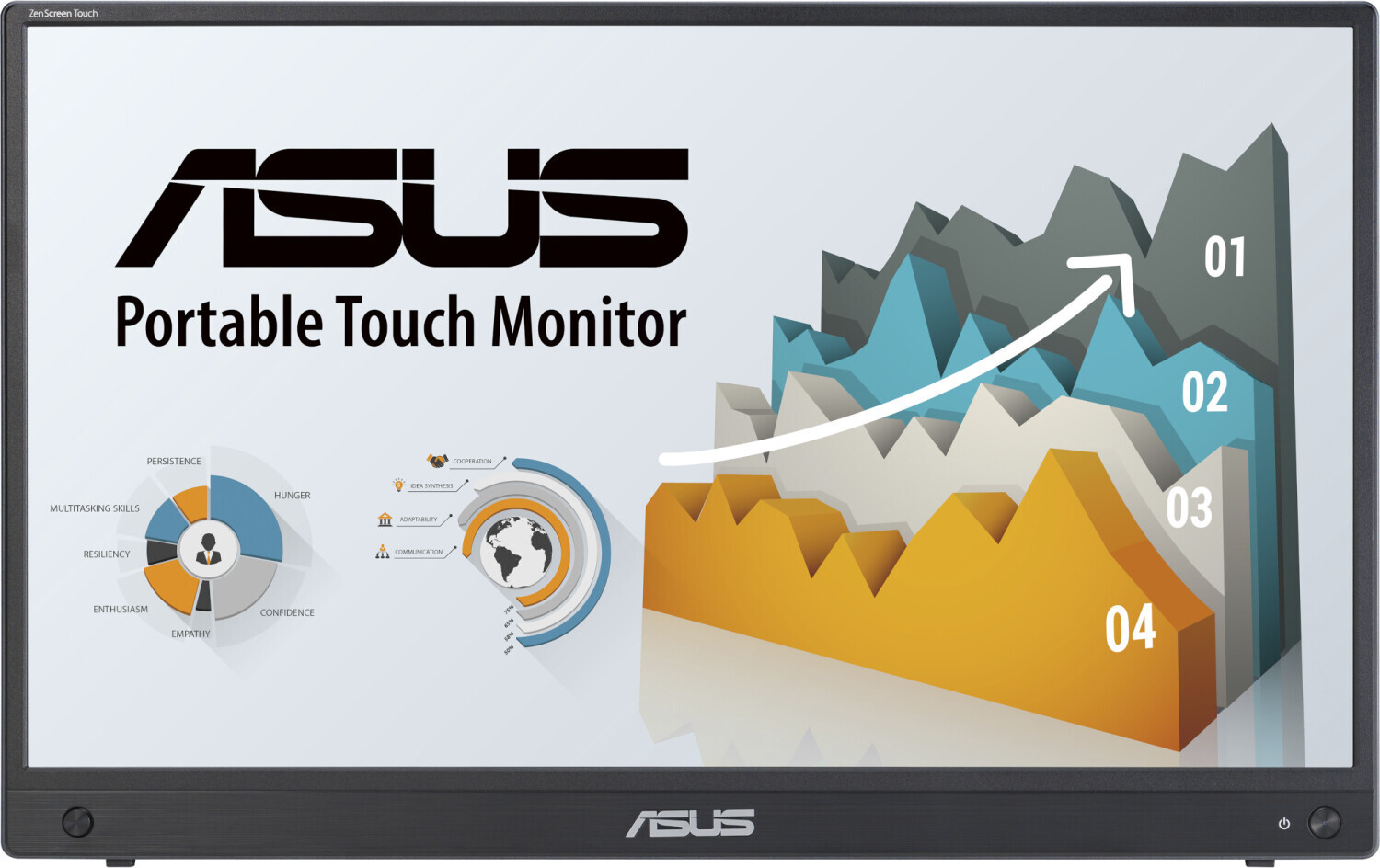 Asus MB16AMTR ZenScreen Touch IPS Φορητό Monitor 15.6 FHD 1920x1080 με Χρόνο Απόκρισης 5ms GTG
