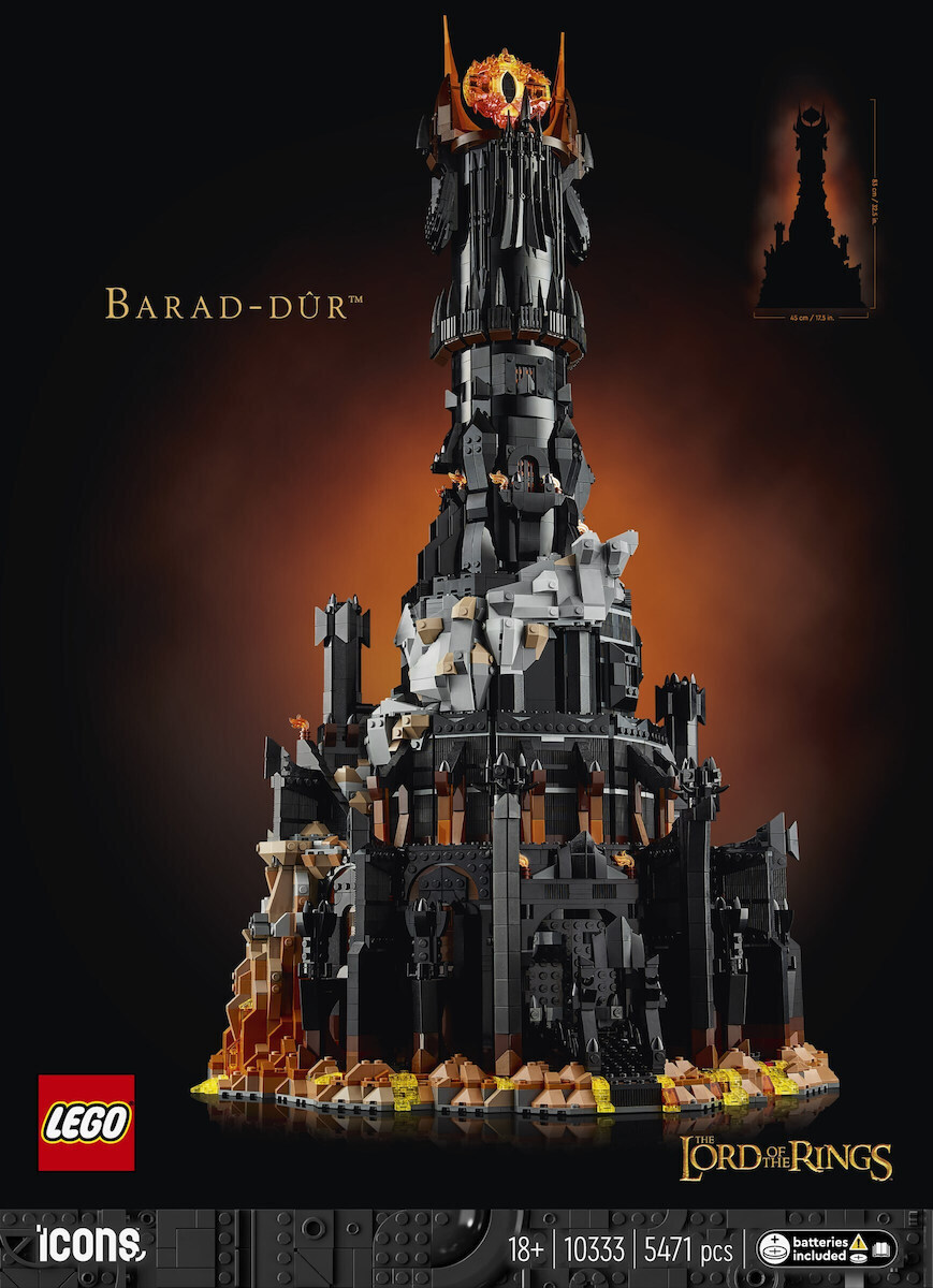 LEGO Icons Lord Of The Rings Barad-Dur για 18 ετών Ετών 5471τμχ Κωδικός 10333