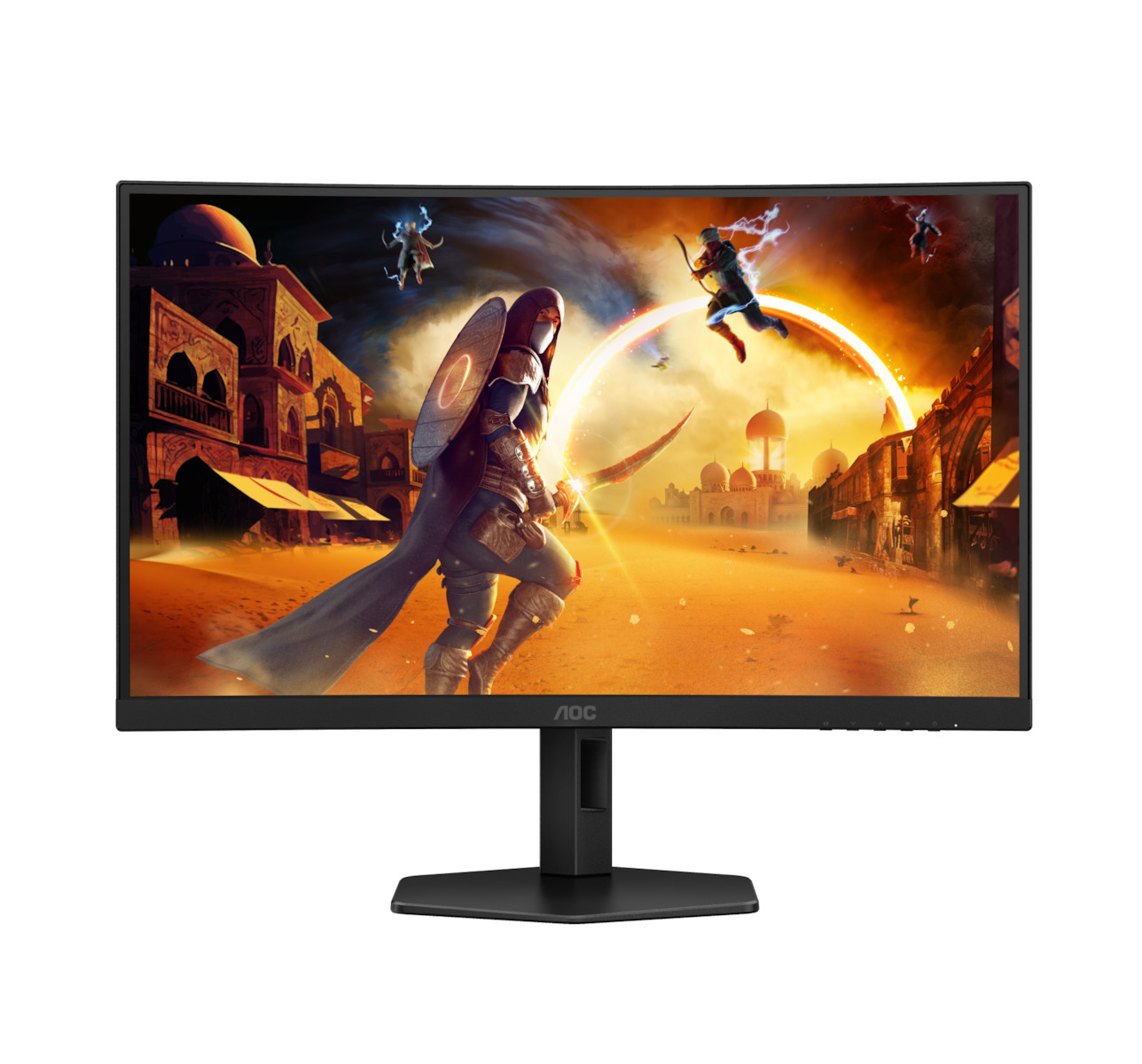 AOC CQ27G4X VA HDR Curved Monitor 27 QHD 2560x1440 180Hz με Χρόνο Απόκρισης 1ms GTG