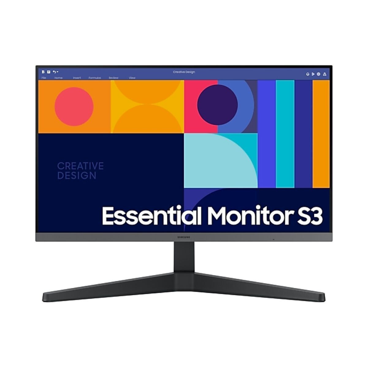 Samsung LS24C332GAUXEN IPS Monitor 24 FHD 1920x1080 με Χρόνο Απόκρισης 4ms GTG
