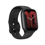Amazfit Active Aluminium 42mm Αδιάβροχο Smartwatch με Παλμογράφο Midnight Black