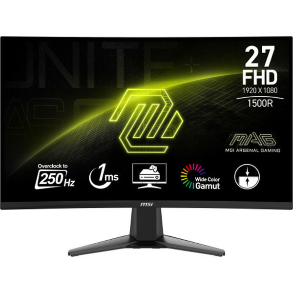 MSI MAG 27C6X VA HDR Curved Gaming Monitor 27 FHD 1920x1080 250Hz