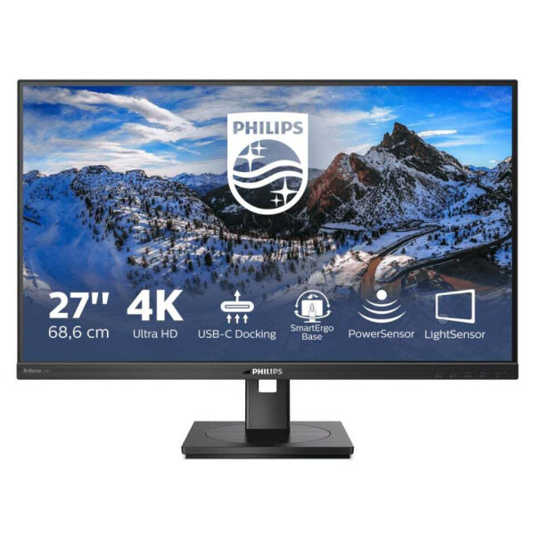 Philips 279P1 IPS Monitor 27 4K 3840x2160 με Χρόνο Απόκρισης 4ms GTG