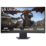 LG UltraGear 32GS60QX-B VA HDR Curved Monitor 31.5 QHD 2560x1440 180Hz με Χρόνο Απόκρισης 1ms GTG