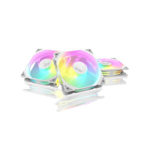 Asus TUF Gaming TR120 ARGB Case Fan με Σύνδεση 4-Pin PWM 3τμχ Λευκό