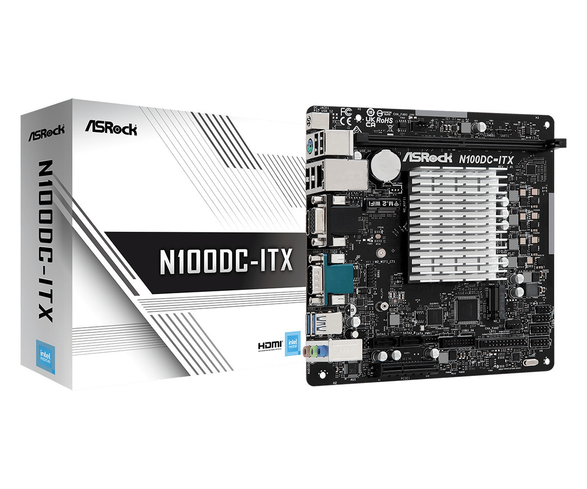 ASRock N100DC-ITX Motherboard Mini ITX με Intel Socket