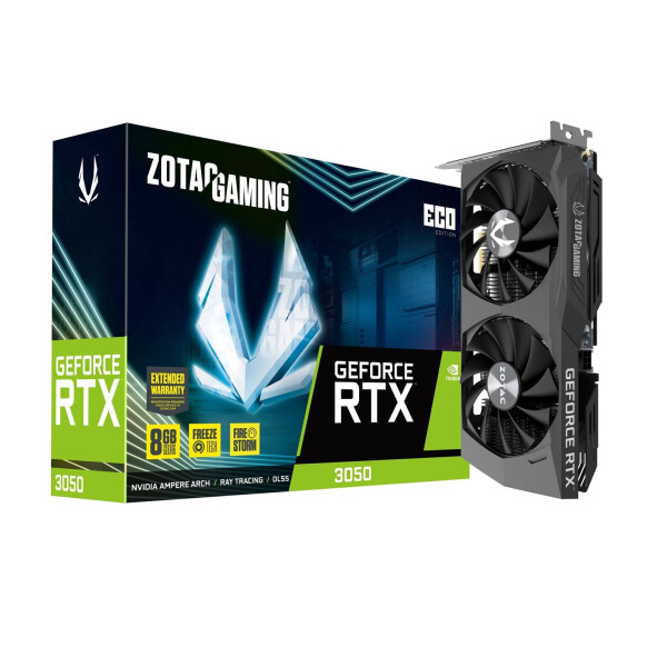 Zotac GeForce RTX 3050 8GB GDDR6 ECO Κάρτα Γραφικών Κωδικός ZT-A30500K-10M