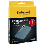 Intenso TX100 USB 3.2 Εξωτερικός SSD 2TB 2.5 Μπλε