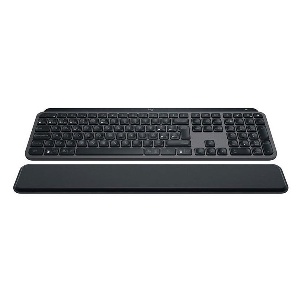Logitech MX Keys S Ασύρματο Bluetooth Πληκτρολόγιο International English Graphite με Στήριγμα Καρπού