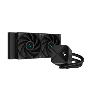 Deepcool LS520S Zero Dark Υδρόψυξη Επεξεργαστή Διπλού Ανεμιστήρα 120mm για Socket AM4/AM5/1700/1200/115x