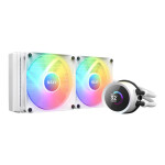 NZXT Kraken 240 Elite RGB Υδρόψυξη Επεξεργαστή Διπλού Ανεμιστήρα 120mm για Socket AM4/AM5/1700/1200 Λευκή