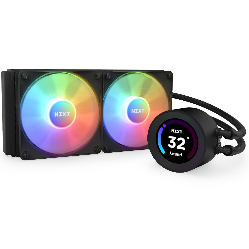 NZXT Kraken 240 Elite RGB Υδρόψυξη Επεξεργαστή Διπλού Ανεμιστήρα 120mm για Socket AM4/AM5/1700/1200