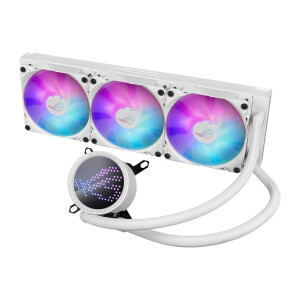 Asus ROG Ryuo III 360 ARGB Υδρόψυξη Επεξεργαστή Τριπλού Ανεμιστήρα 120mm για Socket AM4/AM5/1700/1200/115x Λευκή