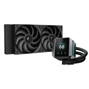 Deepcool Mystique 240 Υδρόψυξη Επεξεργαστή Διπλού Ανεμιστήρα 120mm για Socket AM4/AM5/1700/1200/115x