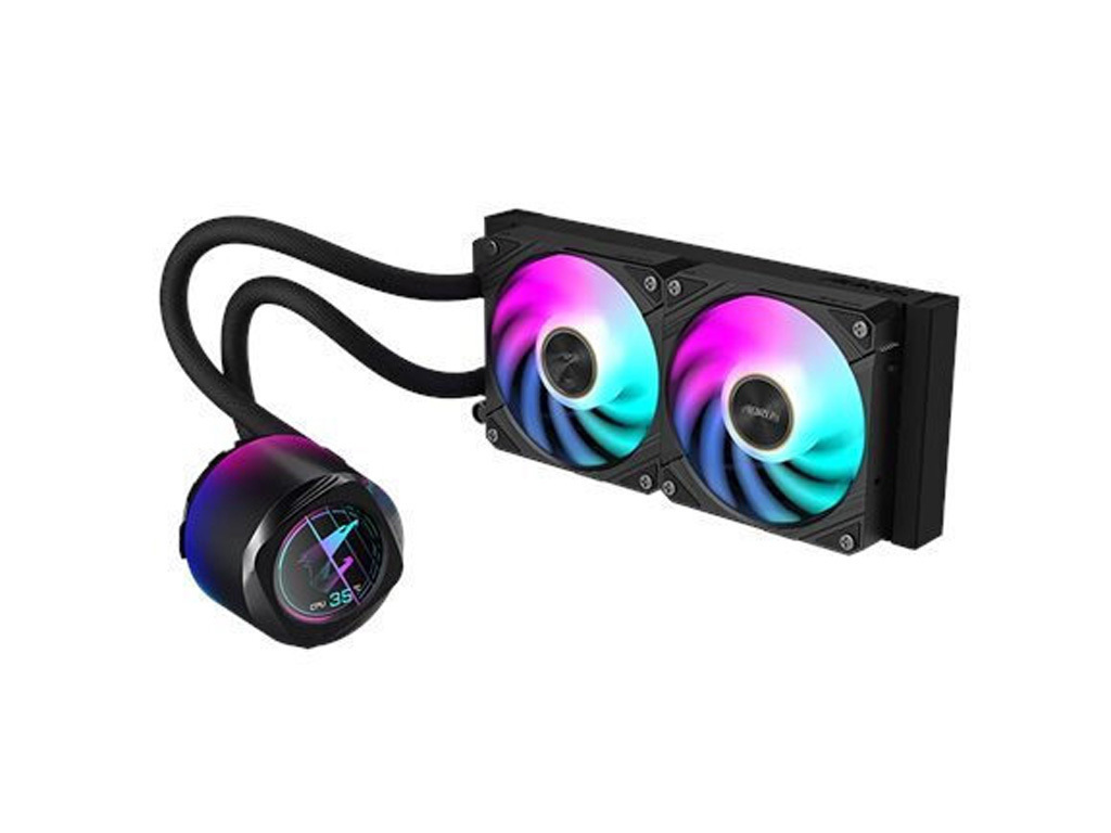 Gigabyte Aorus Waterforce X II 240 Υδρόψυξη Επεξεργαστή Διπλού Ανεμιστήρα 120mm για Socket AM4/AM5/1700/1200/115x με ARGB Φωτισμό