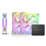 NZXT F120 RGB Duo Case Fan με Σύνδεση 4-Pin PWM Λευκό