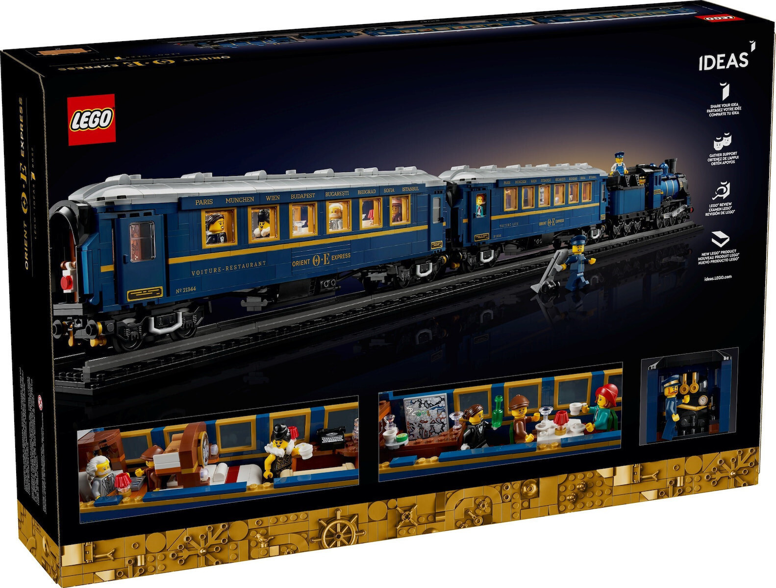 LEGO Ideas The Orient Express Train για 18 ετών Ετών 2540τμχ Κωδικός 21344