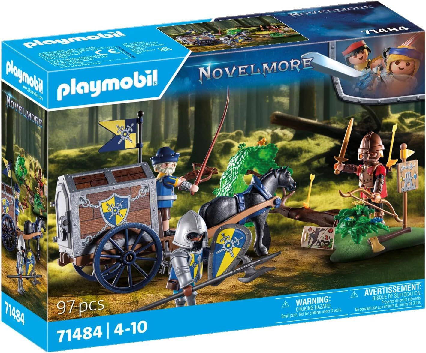 Playmobil Novelmore Ληστεία Εμπορικής Άμαξας για 4-10 ετών