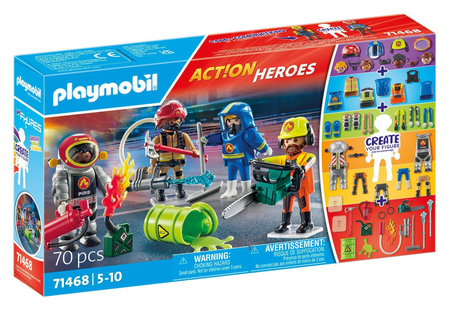 Playmobil Action Heroes Επιχείρηση Πυροσβεστικής για 5-10 ετών
