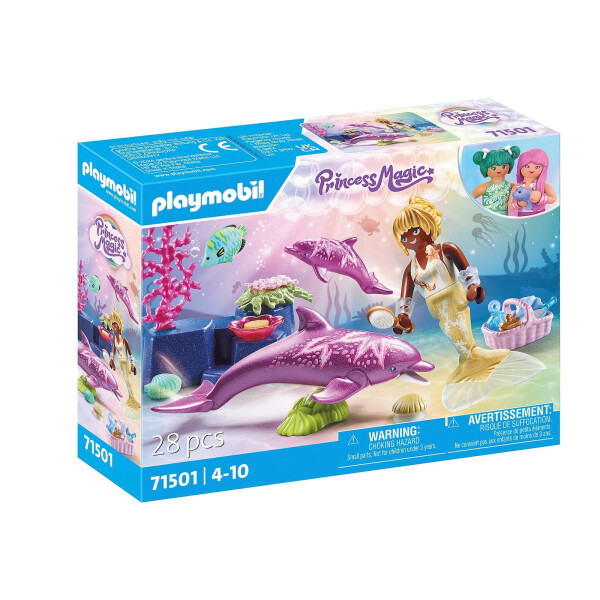Playmobil Princess Magic Γοργόνα Με Δελφίνια για 4-10 ετών
