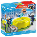 Playmobil Action Heroes Πυροσβέστες Με Στρώμα Διάσωσης για 4-10 ετών