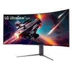 LG Ultragear Ultrawide OLED Curved Gaming Monitor 45 QHD 3440x1440 240Hz με Χρόνο Απόκρισης 0.03ms GTG