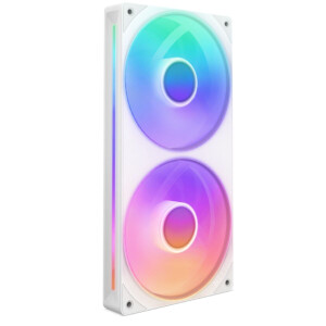 NZXT RF-U24HF-W1 Case Fan 240mm με ARGB Φωτισμό και Σύνδεση 4-Pin PWM / 4-pin NZXT RGB Λευκό