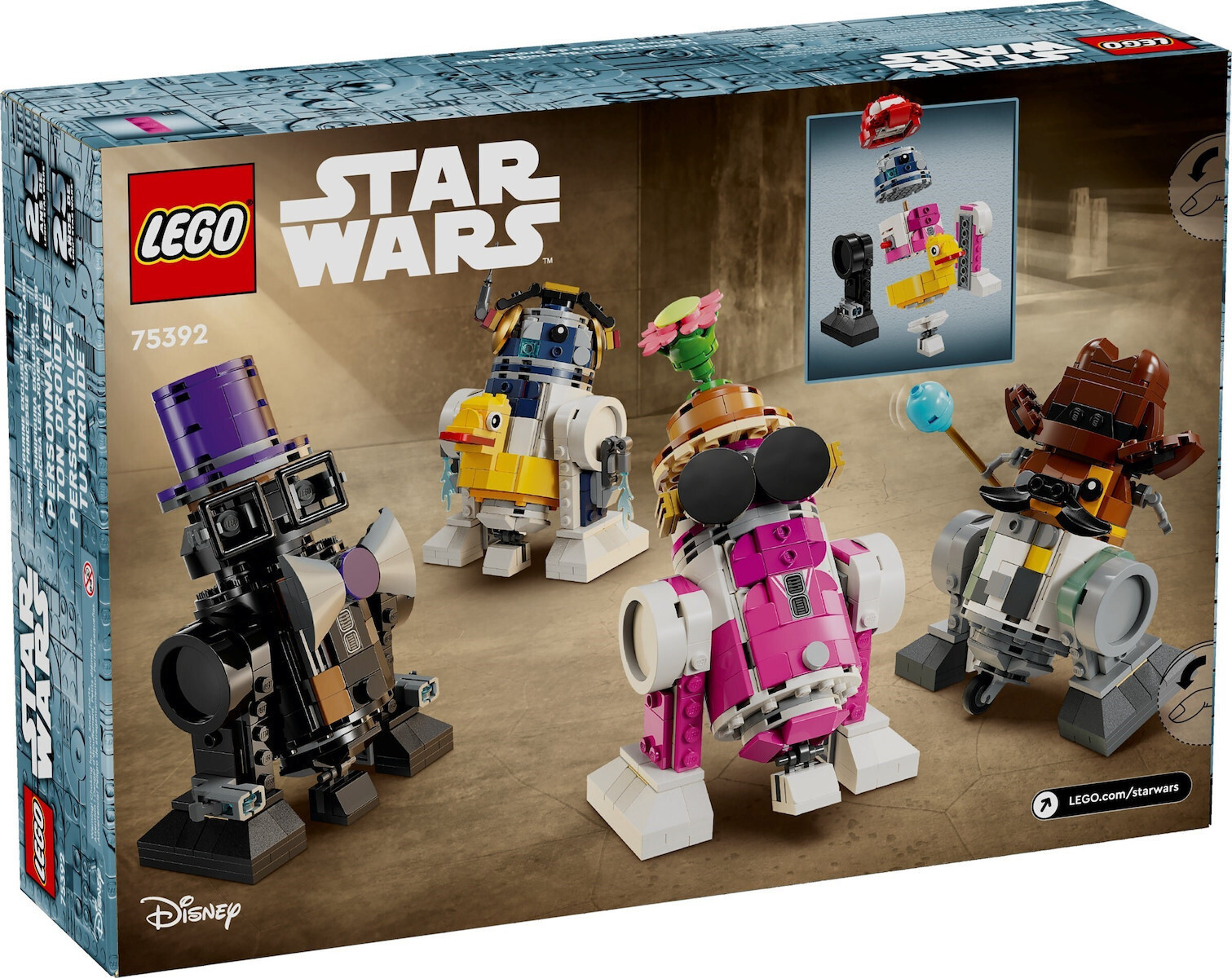 LEGO Star Wars Creative Play Droid Builder για 9 ετών Ετών 1186τμχ Κωδικός 75392
