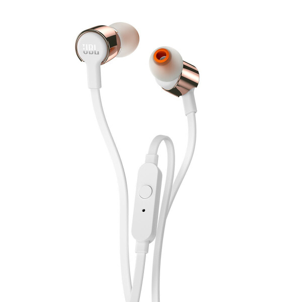 JBL JBLT210RGD In-ear Handsfree Ακουστικά με Βύσμα 3.5mm Ροζ
