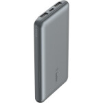 Belkin BoostCharge Power Bank 10000mAh 15W με 2 Θύρες USB-A και Θύρα USB-C Γκρι