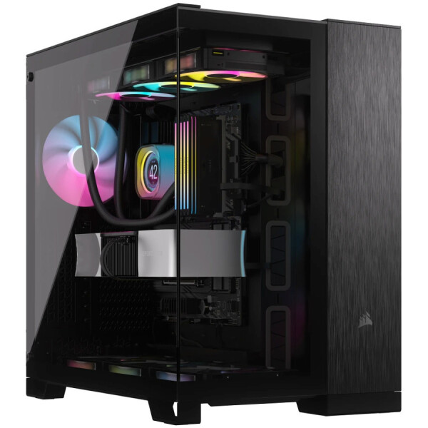 Corsair 6500X Gaming Midi Tower Κουτί Υπολογιστή με Πλαϊνό Παράθυρο Black/Obsidian Aluminum