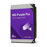 Western Digital Purple Pro Smart Video 8TB HDD Σκληρός Δίσκος 3.5 SATA III 7200rpm με 256MB Cache για Server / Καταγραφικό Κωδικός WD8002PURP
