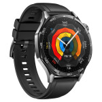 Huawei Watch GT 5 Stainless Steel 46mm Αδιάβροχο με Παλμογράφο Μαύρο
