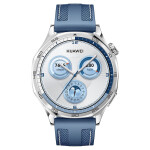 Huawei Watch GT 5 Stainless Steel 46mm Αδιάβροχο με Παλμογράφο Μπλε
