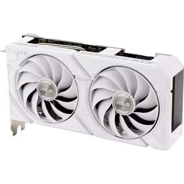 Asus GeForce RTX 4060 8GB GDDR6 Dual EVO White OC Κάρτα Γραφικών Κωδικός 90YV0JCB-M0NA00