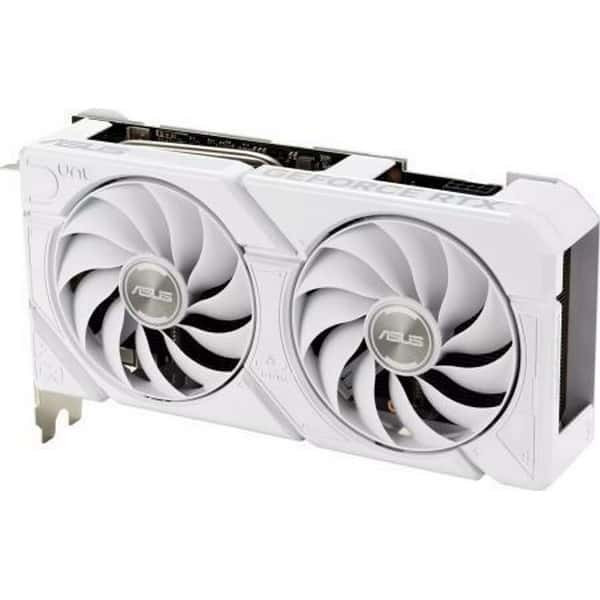 Asus GeForce RTX 4060 8GB GDDR6 Dual EVO White OC Κάρτα Γραφικών Κωδικός 90YV0JCB-M0NA00
