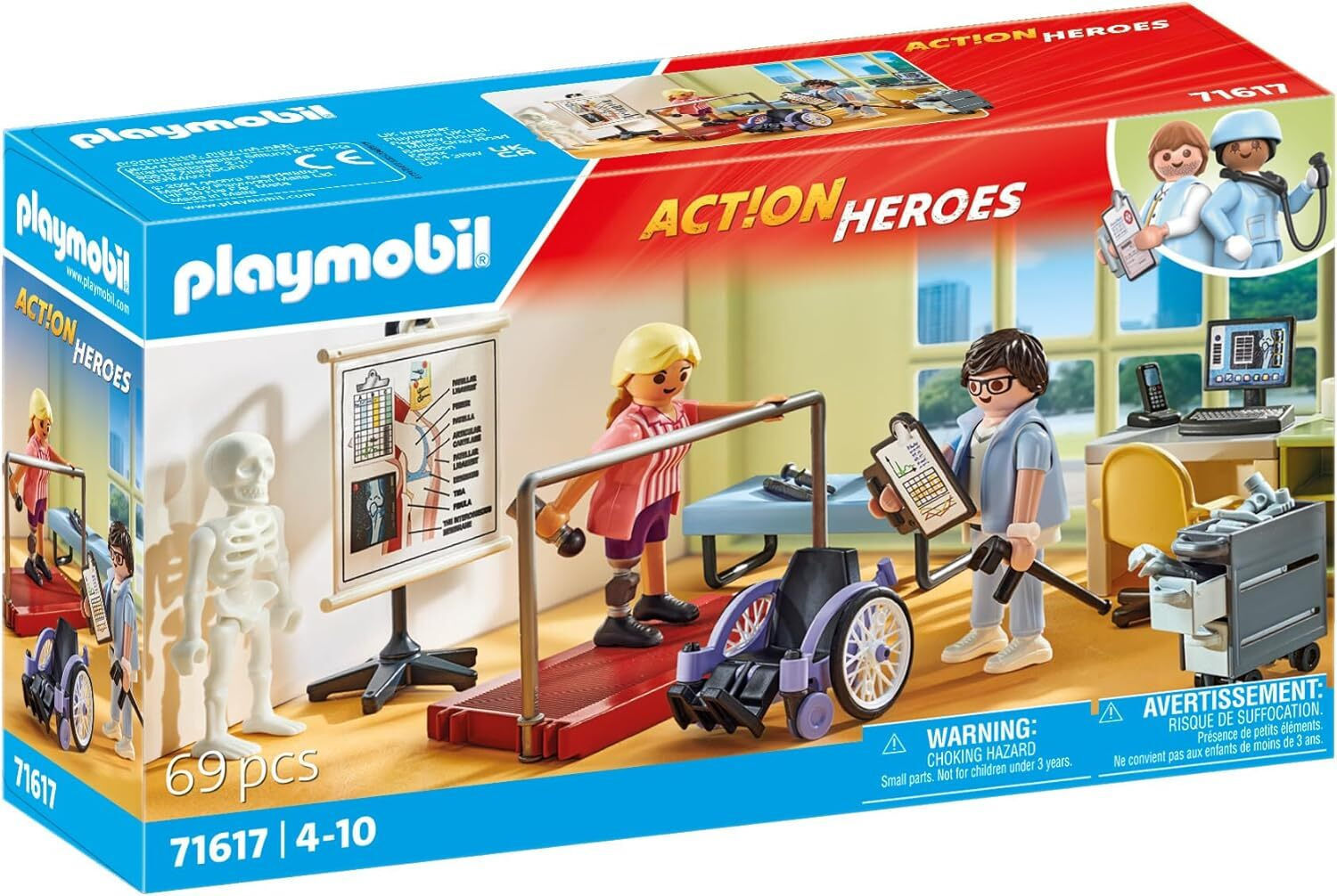 Playmobil Action Heroes Κέντρο Αποκατάστασης για 4-10 ετών