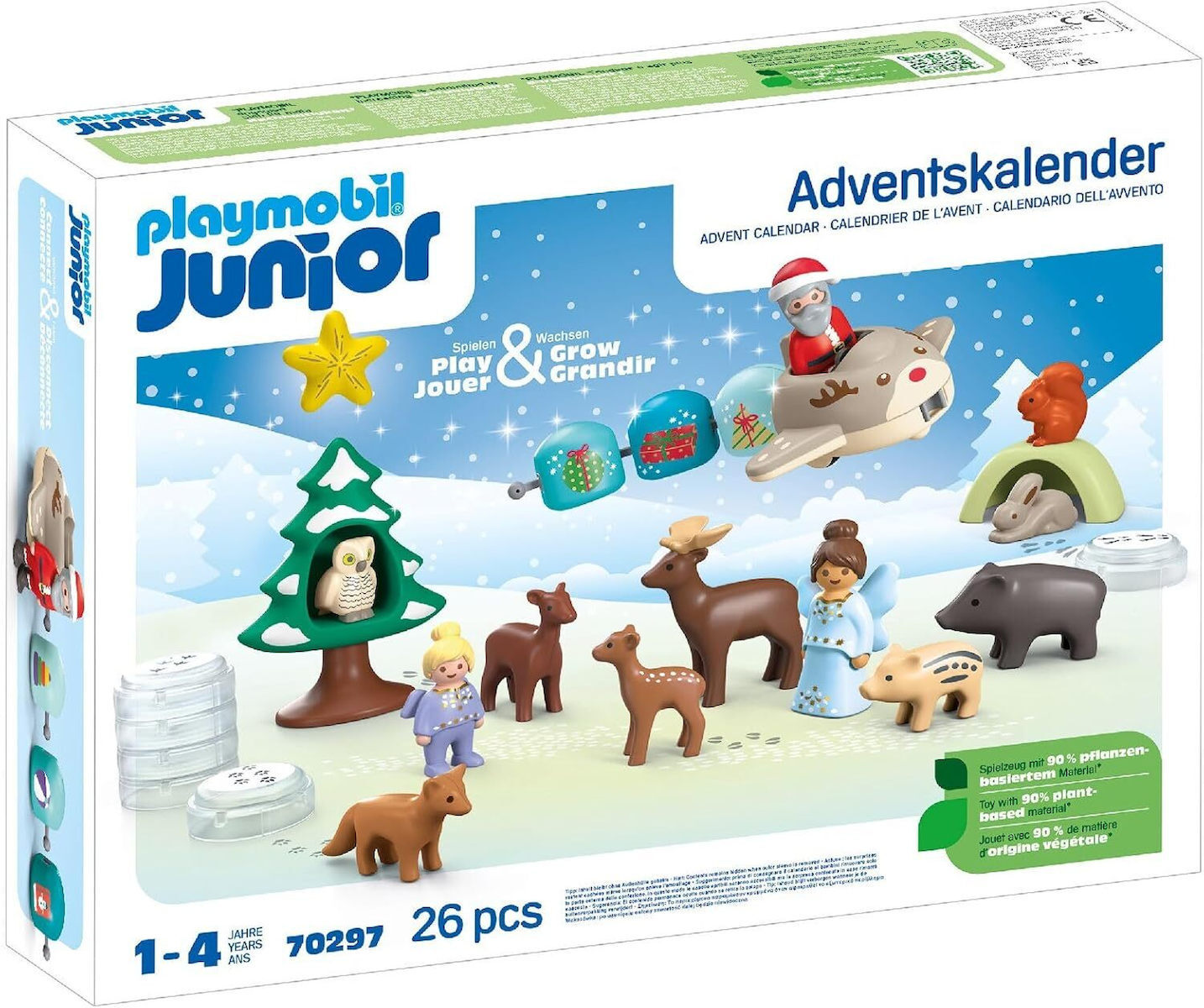 Playmobil Junior Snowy Christmas για 1-4 ετών