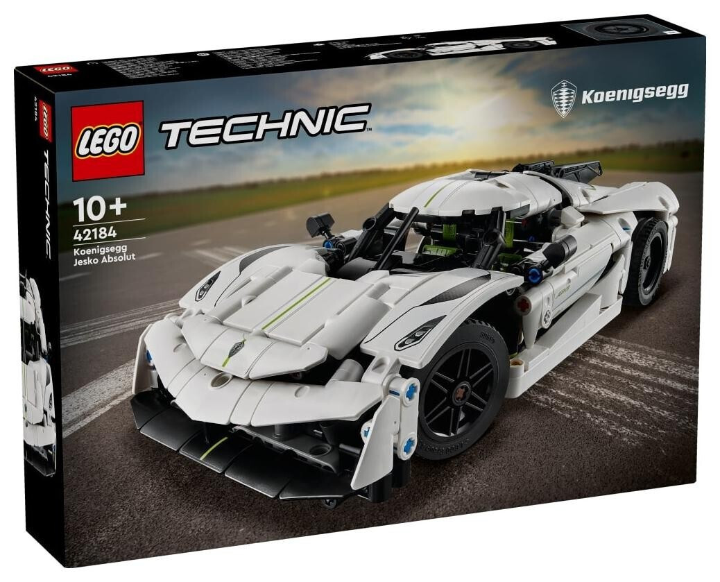 LEGO Technic White Koenigsegg Jesko Absolut Hypercar για 10 ετών Ετών 801τμχ Κωδικός 42184