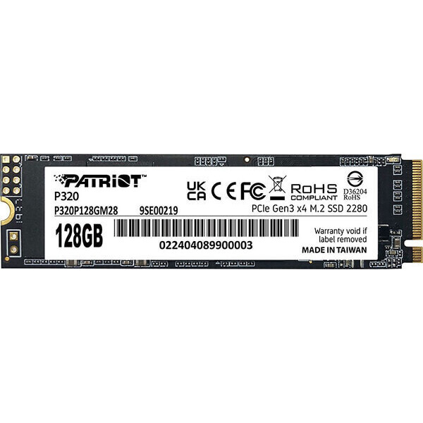 Patriot Viper P320 SSD 128GB M.2 NVMe PCI Express 3.0 Κωδικός P320P128GM28