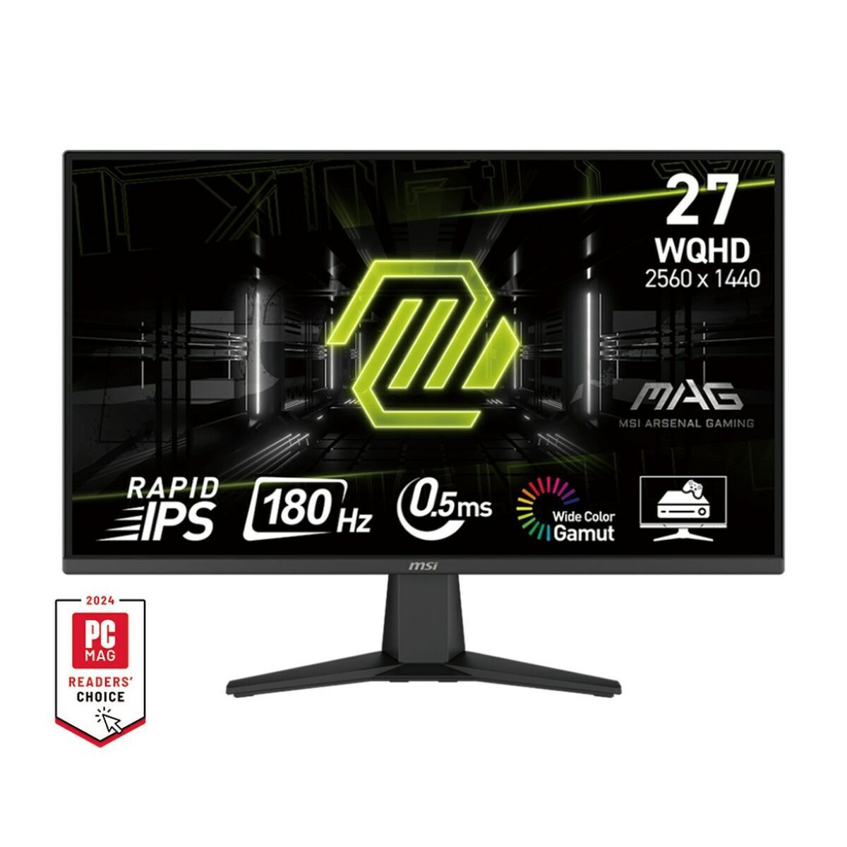 MSI MAG 275QF IPS Gaming Monitor 27 QHD 2560x1440 180Hz με Χρόνο Απόκρισης 0.5ms GTG