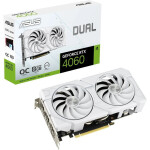 Asus GeForce RTX 4060 8GB GDDR6 Dual EVO White OC Κάρτα Γραφικών Κωδικός 90YV0JCB-M0NA00