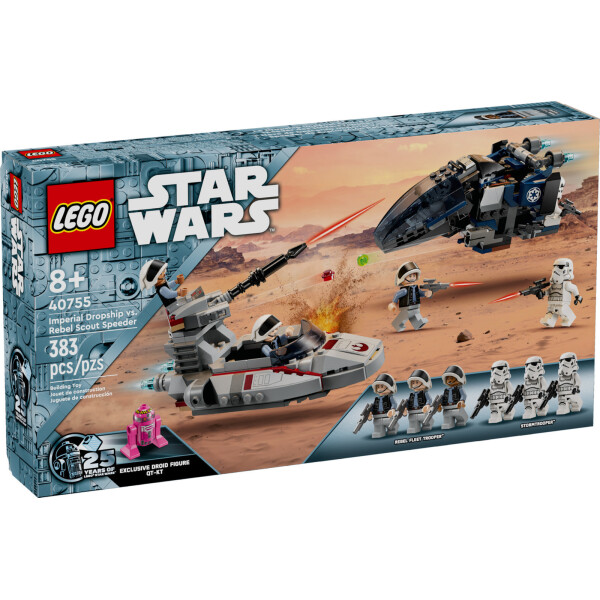 LEGO Star Wars Imperial Dropship Vs Rebel Scout Speeder για 8 ετών Ετών 383τμχ Κωδικός 40755