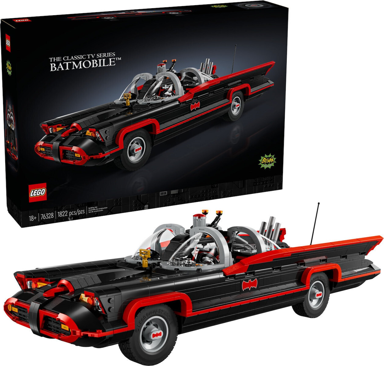 LEGO Classic Batman Classic TV Series Batmobile για 18 ετών Ετών 1822τμχ Κωδικός 76328