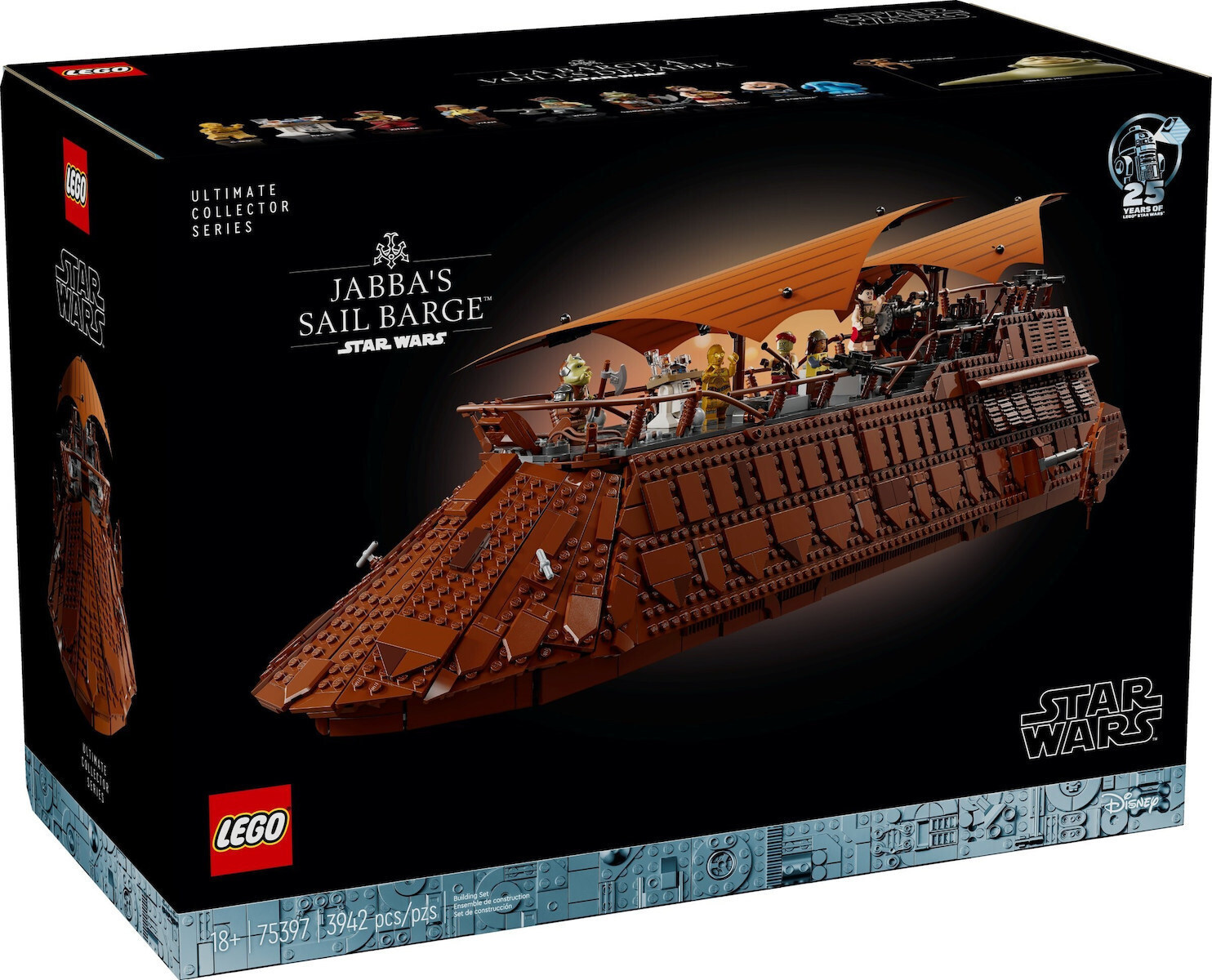 LEGO Star Wars Jabbas Sail Barge για 18 ετών Ετών 3942τμχ Κωδικός 75397